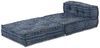 vidaXL Modulare Sofagarnitur Indigo Druck 70 x 70 x 56 cm Stoff 4019062 Bild 2