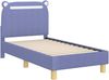 vidaXL Kinderbettgestell mit Kopfteil Jeans blau 70 x 140 cm Stoff 42011208 Bild 4