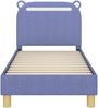 vidaXL Kinderbettgestell mit Kopfteil Jeans blau 70 x 140 cm Stoff 42011208 Bild 5