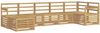 vidaXL Outdoor-Sofagarnitur 7 pcs Weiß 3392179 Bild 2