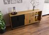 Sideboard Wildeiche 180x43x79 natur geölt LINDAU #109 Bild 2