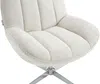 Vente-unique - VOLABO Sessel Stoff Beige - B 75 cm x H 79 cm x L 71 cm Bild 4