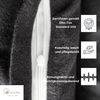 Fleece Bettwäsche aus 100% Polyester für gemütliche Nächte - Kuschelig und Weich 135x200 cm Bild 5