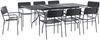 vidaXL Garten Essgruppe 9 pcs Anthrazit Stahl 3429145 Bild 2