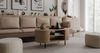 Ovalio Couchtisch Typ 200 Tisch Bestelltisch 100 cm Wohnzimmer Esszimmer Modern Farbwahl Sandbeige, Cremona-Eiche und Dunin-Eiche Bild 2