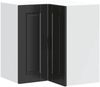 vidaXL Küchen-Eckhängeschrank Porto Schwarz Holzwerkstoff 854098 Bild 2