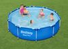 Pool TIMM rund - Kunststoff Blau 76x305x305cm | Aufstellpool Gartenpool Bild 3