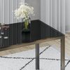 Esstisch Grand Schwarz 120 x 70 cm Vicco Bild 5