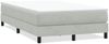 vidaXL Boxspringbett ohne Matratze Hellgrau 120x210 cm Samt 3315819 Bild 2