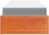 vidaXL Bett mit Matratze Wachsbraun 90x190 cm Massivholz Kiefer 3281957 Bild 5