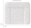 roba Wickelauflage 'Sternenzauber grau' 85 x 75 cm - PU beschichtet & 100% phthalatfrei - Grau Bild 3