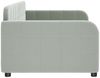 vidaXL Tagesbett Hellgrau 90x200 cm Samt 354058 Bild 4