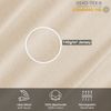 Livessa 2er Set Kissenbezug 80x80 aus%100 Baumwolle Jersey Stoff - Verdeckter Reißverschluss, Kopfkissenbezug 80x80 cm, Kissenhülle, Ultra weich und atmungsaktiv, Oeko-Tex Zertifiziert Bild 2