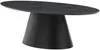 Vente-unique - ANTELADA Couchtisch Holz, Platte Schwarz - B 60 cm x H 40 cm x L 120 cm Bild 4
