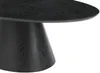 Vente-unique - ANTELADA Couchtisch Holz, Platte Schwarz - B 60 cm x H 40 cm x L 120 cm Bild 5