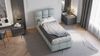 PANDA MÖBEL GmbH Polsterbett BLISS Luxus-Bett mit Lattenrost Wahl Bonell,Taschen und Kokosmatratze, Ein Luxusbett in jeder Größe 120x200cm 100x200 cm 90x200cm Bild 3
