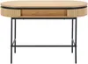 Vente-unique - CARDIONA Büromöbel Holz, Platte SchwarzBeige - B 60 cm x H 76 cm x L 120 cm Bild 5