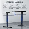 FLEXISPOT Schreibtisch Elektrisch höhenverstellbares Tischgestell (Dual-Motor & 3-Fach-Teleskop & 3 Hub-Säulen & 3 Speicherhöhen), Zeit-Erinnerungsfunktion, Softstart/-Stop, Max. Load: 160kg Bild 2