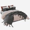 Polsterbett 160×200 cm mit hohem Kopfteil und Stauraum unter dem Bett, Grau Bild 5