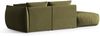 Micadoni Modulares Sofa Chris 3-Sitzer Links Samt Hellgrün Bild 3