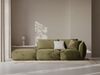 Micadoni Modulares Sofa Chris 3-Sitzer Links Samt Hellgrün Bild 4