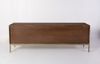 TV-Schrank RALF - Mangoholz Braun 50x40x145cm | Fernsehtisch TV Lowboard für Fernseher Bild 5
