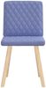 vidaXL Esszimmerstühle 2 Stk. Jeansblau Stoff 4101131 Bild 3