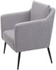 Lounge-Sessel HWC-H93a, Sessel Cocktailsessel Relaxsessel ~ Stoff/Textil hellgrau Bild 3