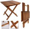 Home4Living Klapptisch Beistelltisch klappbar Holztisch Gartentisch Akazie geölt Tisch, Dekorativ, Massiv Bild 2