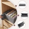 Sekey Aufbewahrungsbox Aufbewahrungsboxen Set us Vliesstoff Faltbare Stoffboxen Organizer (6 St), L (30×30×10×2, 15×30×10×2, 15×15×10×2) – für Schrank/Kleiderschrank Bild 3
