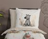 PURE luxury collection Kinderbettwäsche Pete, Microfaser, 2 teilig, Mikrofaser, 135x200, 2 Teilig, Wendeoptik, Kind, Tiere, Sand Bild 3