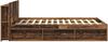 vidaXL Bettgestell mit Stauraum Altholz 135 x 190 cm Holzwerkstoff 3433371 Bild 4