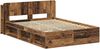 vidaXL Bettgestell mit Stauraum Altholz 135 x 190 cm Holzwerkstoff 3433371 Bild 3