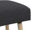vidaXL Bank Uni Dunkelgrau 110 x 40 x 46 cm Bouclé 42038414 Bild 5