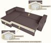 OTTO home Ecksofa CASSI L-Form, 241cm - OTTO. Verlässliche Qualität, Schlaffunktion (133/200), Bettkasten, Tonnentaschen-Federkern, Cord Bild 4