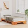 vidaXL Bettrahmen Braun 100 x 210 cm Massives Kiefernholz 872898 Bild 3