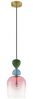Nova Luce 9009234 MURANO Pendelleuchte 1-flammig Gold Multifarben E14 Bild 2