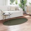 vidaXL Bereichsteppiche Oval HUARTE Waldgrün 80 x 150 cm 4103642 Bild 3