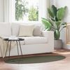 vidaXL Bereichsteppiche Oval HUARTE Waldgrün 80 x 150 cm 4103642 Bild 1
