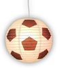 Papier Lampenschirm für Fussball-Fans Papier Lampe mit Fussball Motiv Ø 40 cm Bild 3