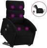vidaXL Elektrischer Massagesessel mit Aufstehhilfe Schwarz Stoff 3204016 Bild 2