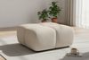 Polsterhocker Sitzhocker Hocker VEGA in Stoff Egon Beige Bild 2