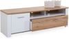 TV-Lowboard LIV'IN Matera, Holzwerkstoff, Weiß, Holzfarben, 164 x 51 x 46 cm Bild 2