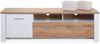 TV-Lowboard LIV'IN Matera, Holzwerkstoff, Weiß, Holzfarben, 164 x 51 x 46 cm Bild 3