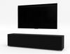 AX LIVING Zivolli Lowboard 160 cm Schwarz Lamellenfront Bild 3