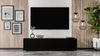 AX LIVING Zivolli Lowboard 160 cm Schwarz Lamellenfront Bild 2