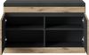 Garderobenbank mit Sitzpolster, anthrazit, Eiche SUNBURY-129 Bild 2