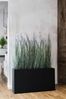 VIVANNO Pflanzkübel Fiberglas ELEMENTO SLIM Kasten, Anthrazit Matt 90 x 20 x 50 cm Bild 3