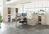 Komplettbüro SANTORIN II Riva Eiche & Glas Cashmere 9-teilig Bild 2
