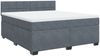 vidaXL Boxspringbett mit Matratze Dunkelgrau 180x200 cm Samt 3288679 Bild 3